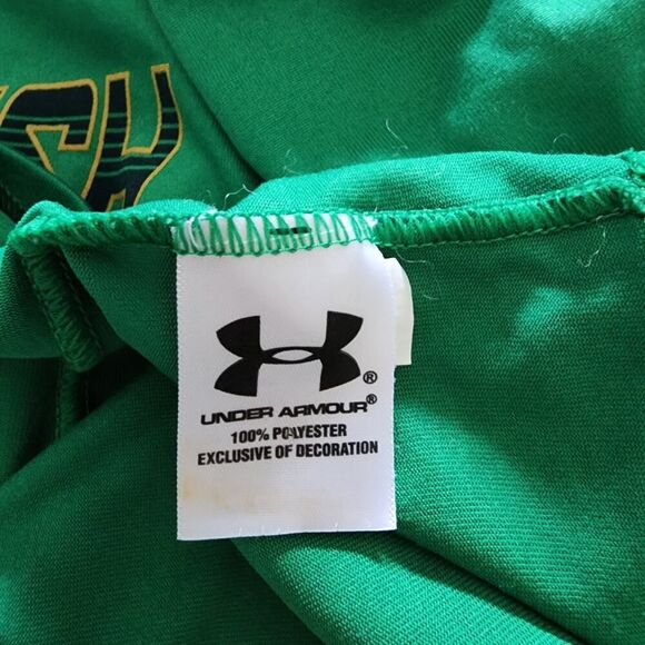Under Armour Loose green Fighting Irish Notre Dame short‎ sleeve shirt size M - Picture 5 of 6